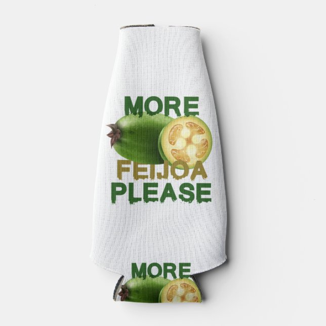 FEIJOA FRUIT ! CUTE GIFT FOR RARELY FRUIT LOVERS E BOTTLE COOLER (Front)