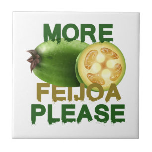 FEIJOA FRUIT ! CUTE GIFT FOR RARELY FRUIT LOVERS E TILE