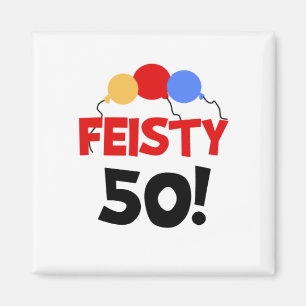 Feisty 50 magnet
