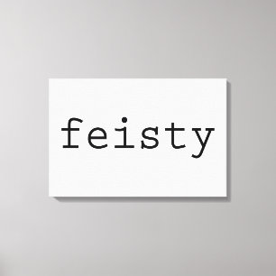 Feisty Canvas Print