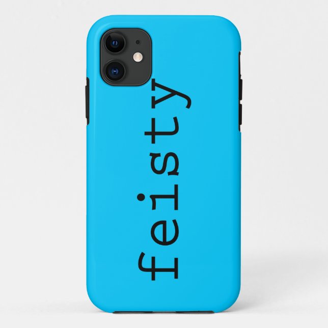 Feisty Case-Mate iPhone Case (Back)