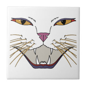 Feisty Cat Lover Tile