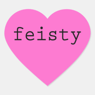 Feisty Heart Sticker