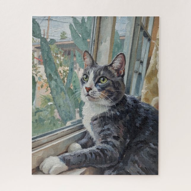 Fel, the Cat Jigsaw Puzzle (Vertical)