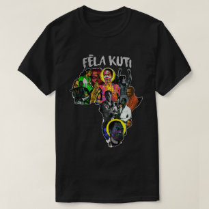Fela Kuti Africa T-Shirt - Pan-African map shirt