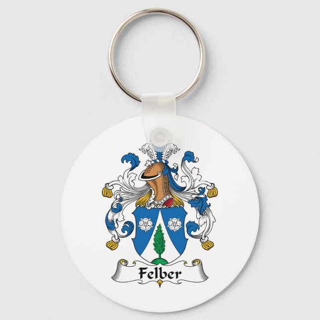 Felber Family Crest Key Ring (Front)