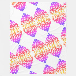Feldenkrais Blanket - Rainbow Hearts #2