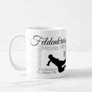 Feldenkrais Moves Me Mug   Black & White