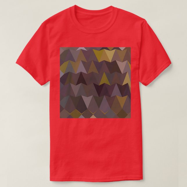 Feldgrau Grey Abstract Low Polygon Background T-Shirt (Design Front)