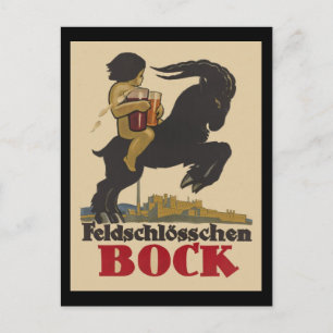 Feldschloesschen Bock Postcard