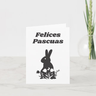 Felices Pascuas, Spanish Happy Easter  Card
