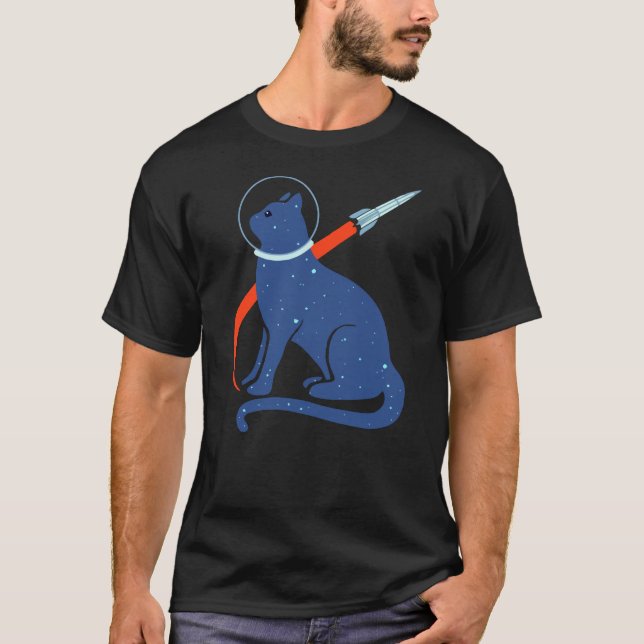 Felicette the Space Cat T-Shirt (Front)