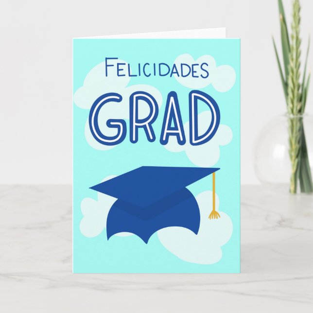 Felicidades Grad - Spanish Graduation Card (Front)