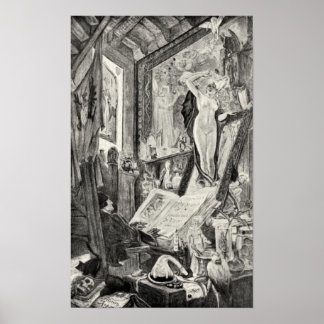 Felicien Rops - Bewitching Poster