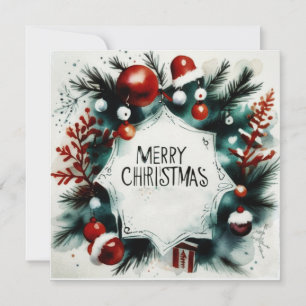 Felicitación navideña (postal). card