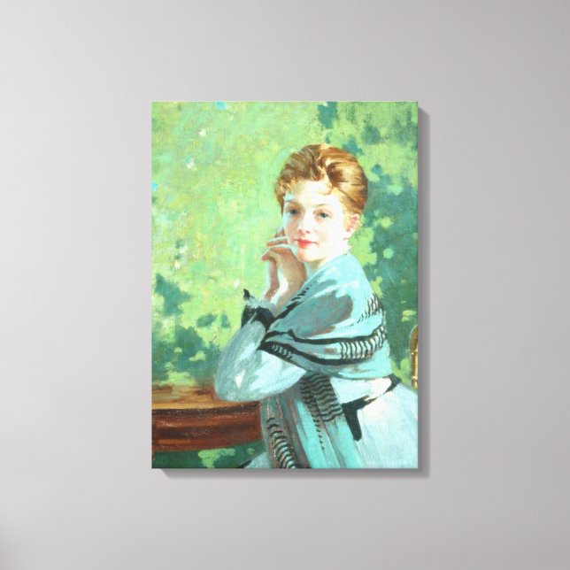 Felicity (by George Henry) Canvas Print (Front)