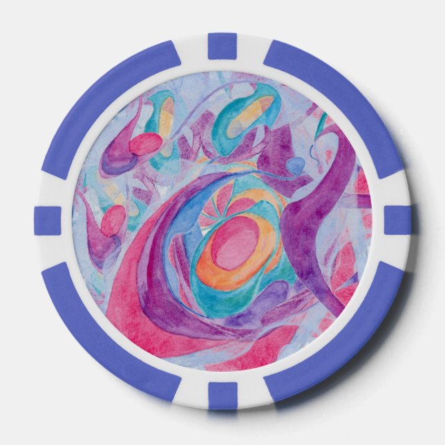 felicity forms I Poker Chips (Front)