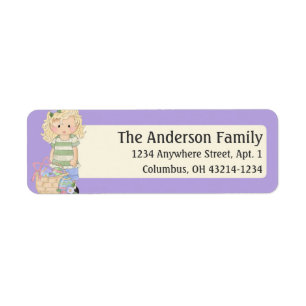 Felicity Jane Easter Blessings d4 address label