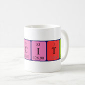 Felicity periodic table name mug (Front Right)