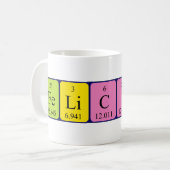 Felicity periodic table name mug (Front Left)