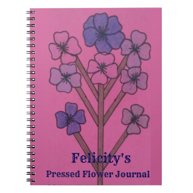 Felicity's Pressed Flower Journal (Front)