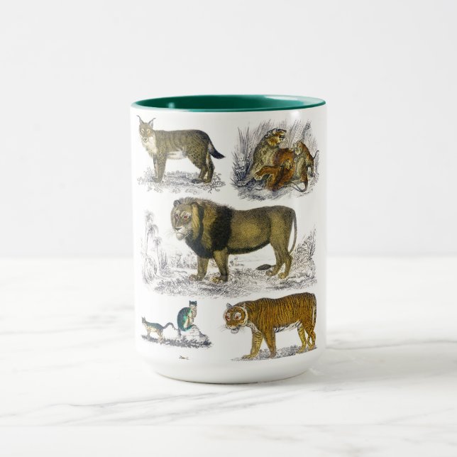 Feline Animals Mug (Center)