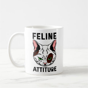 Feline Attitude Cat Mood Pet Character Coffee Mug
