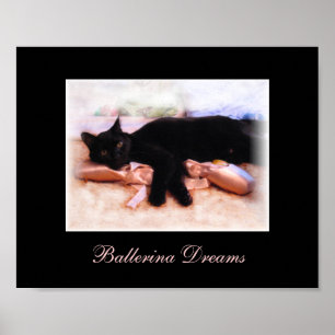 Feline Ballerina - Ballerina Dreams Print