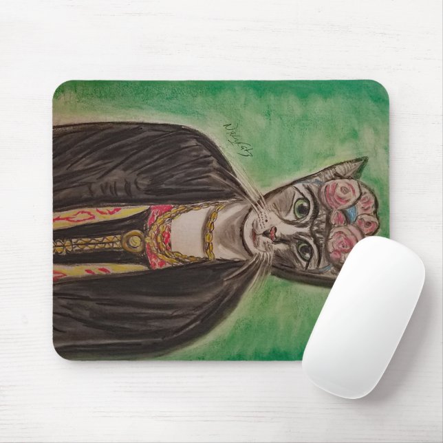 Feline Catlo Mouse Pad (With Mouse)