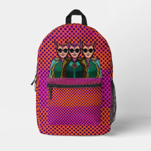 Feline characters Print Cut Sew Bag