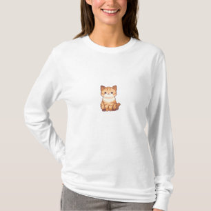 Feline Charm of Chunky Squares T-Shirt