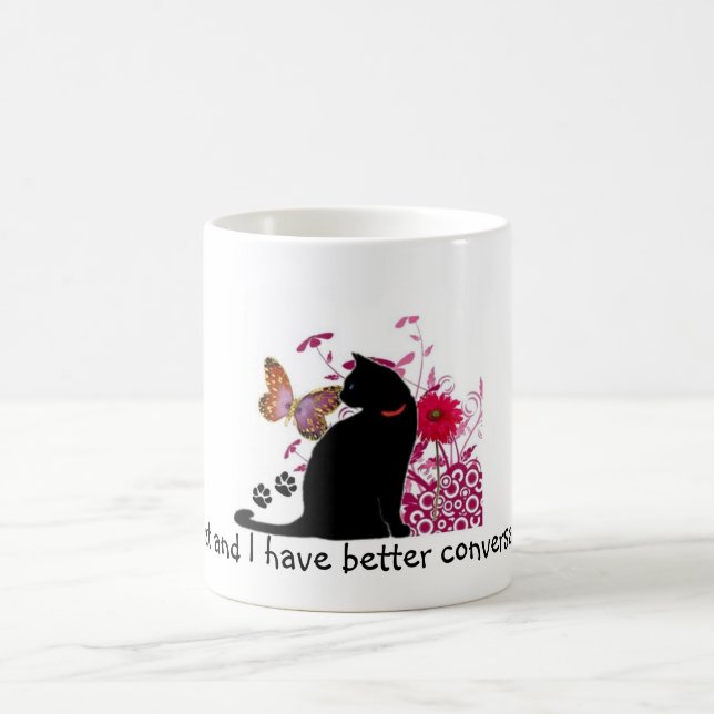 Feline Chatter Coffee Mug (Center)