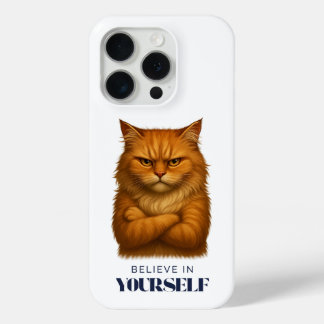 Feline Confidence iPhone 15 Pro Case