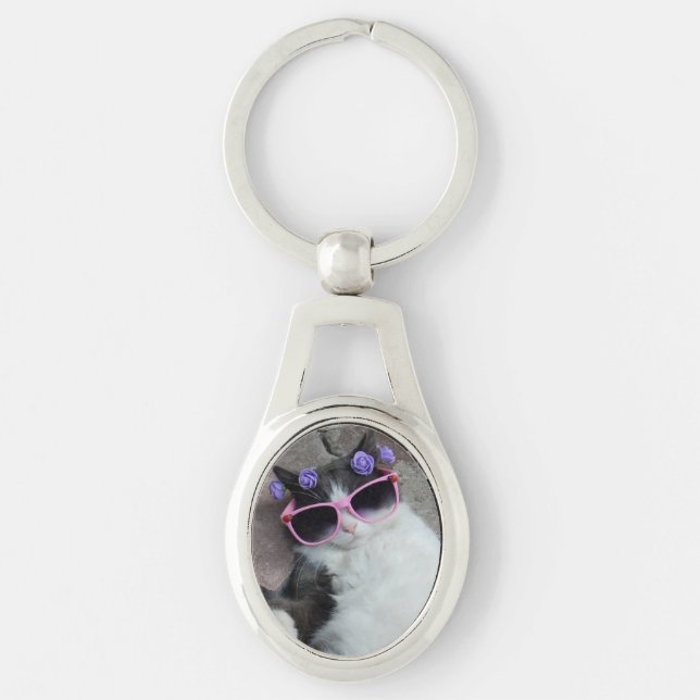 Feline Diva Key Ring (Front)