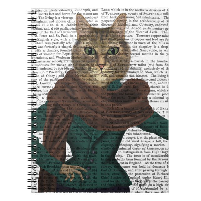 Feline Fashionista Notebook (Front)