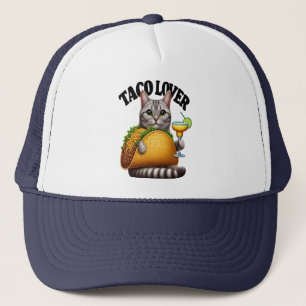 Feline Fiesta: Taco Cat Trucker Hat