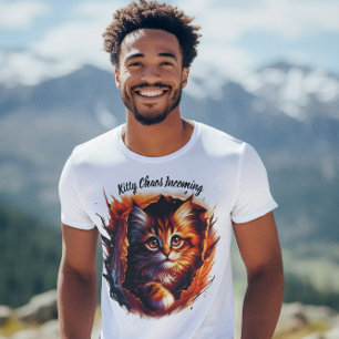 Feline Frenzy: Kitty Chaos Incoming! T-Shirt