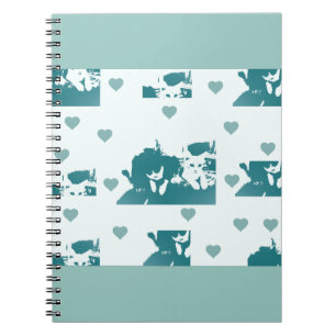 Feline friends. notebook