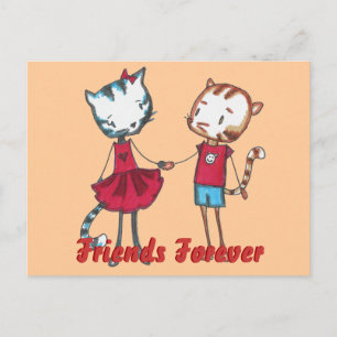 Feline Friends Postcard