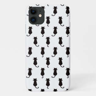 Feline Fun Forever Whimsical Cats Black Cat Motif iPhone 11 Case