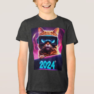 Feline Future: 2024 VR Vision T- shirt