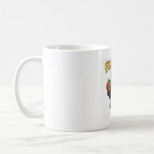 Feline Good — Cat in Bathrobe with Shrimp Cocktail Coffee Mug