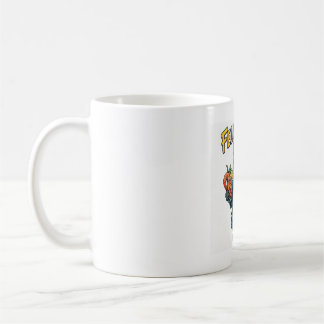 Feline Good — Cat in Bathrobe with Shrimp Cocktail Coffee Mug