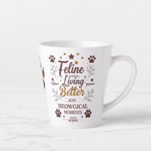 Feline Good, Living Better – Just Meowgical Moment Latte Mug