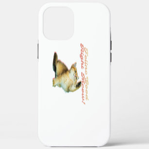 Feline Good Right Meow Funny Cat Quote Cute Kitten iPhone 12 Pro Max Case