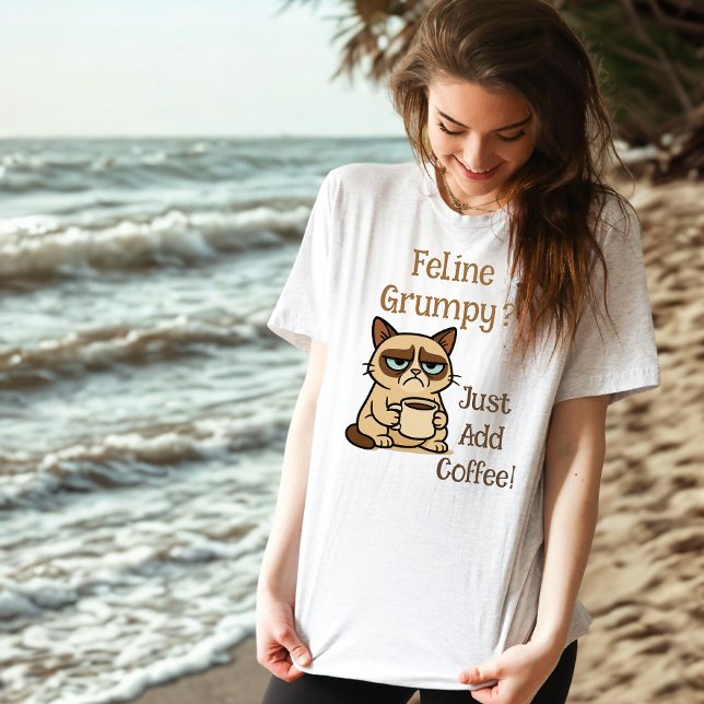Feline Grumpy T-Shirt (Creator Uploaded)