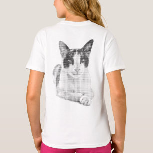 Feline Halftone T-Shirt