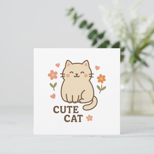 Feline in Bloom (Standing Front)