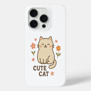Feline in Bloom iPhone 15 Pro Case