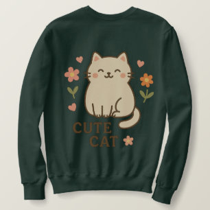 Feline in Bloom Sweatshirt